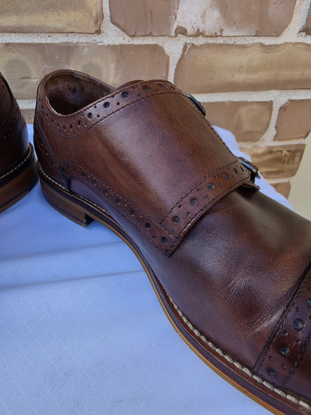 Johnston & Murphy double monk